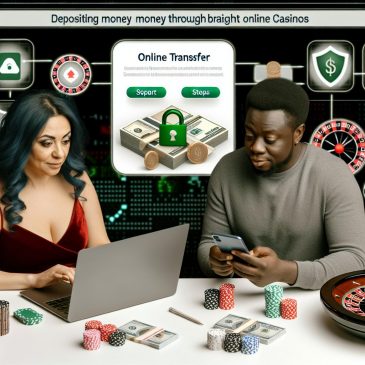 How to deposit money using bank transfers at online casinos.